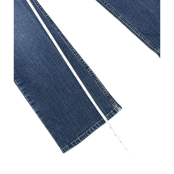 Mossimo Women’s Blue Bootcut Jeans Mid Rise Stretch Denim 2-Button Fly Sz 7 Y2K - Picture 4 of 8